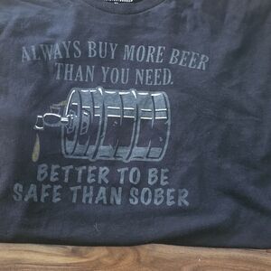 Black Graphic Men's Shirt